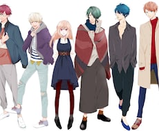 アイコンやカップルイラストなどフリーに描きます イメージ1