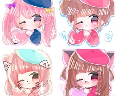 値下げ中！！最短即日で！！！！アイコンを描きます 早急に可愛らしいアイコンが必要な方へ