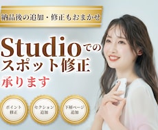 Studio実装納品後の各種追加作業を承ります イメージ1