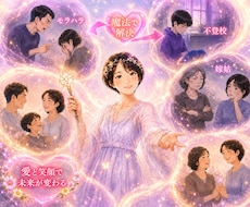 夫婦・家族のお悩みを霊視でお伝えします DV・モラハラ・不登校・嫁姑...視えたままお伝え解決に導く