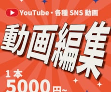 初めてでも安心！丁寧な動画編集をいたします イメージ1