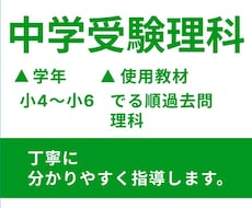 令和8年10月以降！『でる順』で理科家庭教師します イメージ1