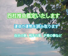 四柱推命プチ鑑定いたします 四柱推命ってどんなの？軽めにして欲しいという方にオススメ！