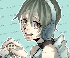 透明感のあるアニメ調のイラスト描きます イメージ1