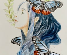 手描き(色鉛筆・ペン他)イラスト作成します イメージ1