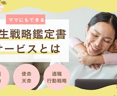 人生戦略鑑定書 才能適職使命から働き方を整えます イメージ1