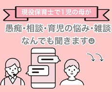 愚痴・相談・育児の悩み･･･なんでも聞きます イメージ1