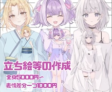 立ち絵やサムネイル作成致します イメージ1