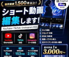YouTubeやTikTokショート動画編集します イメージ1