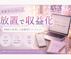 コピペOK！放置で収益化目指せます 慎重派向け！SNS副業実践ガイド