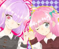 アニメっぽい可愛いイラスト・アイコンお描きします アイコン、ヘッダー用等ご要望・ご依頼お待ちしてます