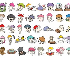 非萌え系のシンプルかわいいイラスト描きます イメージ1