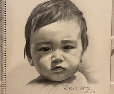 世界に１つの鉛筆デッサンをプロの画家がお作りします イメージ1