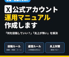 炎上を防ぐX公式アカウントの運用ルールを作ります イメージ1