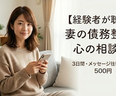 債務整理の費用で後悔した私が聴きます イメージ1