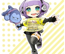 イラスト制作承ります 立ち絵、アイコン、サムネイル、一枚絵など