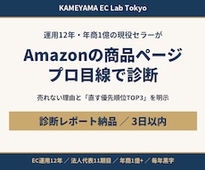 Amazonの商品ページを現役セラーが診断します イメージ1