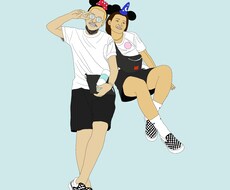 シンプルかつ可愛いイラスト描きます イメージ1