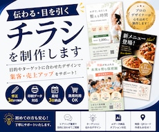 伝わる・目を引くチラシを制作します イメージ1