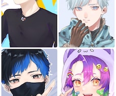 似顔絵,ペットOK! アイコンイラスト描きます イメージ1