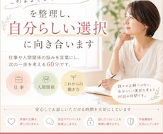 このままでいいのかなを整理し次の一歩を考えます イメージ1
