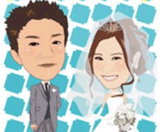 当日か翌日仕上げ。似顔絵作成します。一人1000円。二人の場合2000円おひねりで