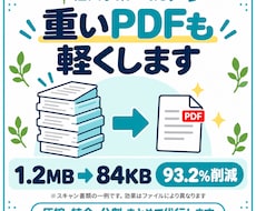PDFの圧縮・結合・分割をまとめて代行します イメージ1