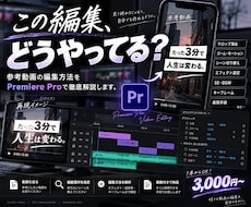 参考動画の編集方法を徹底解析します イメージ1