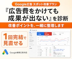 Google広告の運用設定をプロが診断・改善します 無駄なクリックを削減！質の高い流入で効果の最大化に繋げます