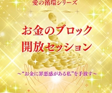 お金を受け取るブロックを外して金運を整えます イメージ1
