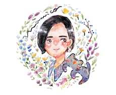 水彩の似顔絵アイコン描きます イメージ1