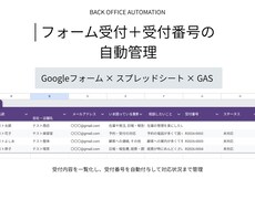 フォーム受付を自動で管理します イメージ1