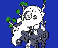 ポップでおかしなイラスト描きます ちょっぴりおかしなかわいい世界