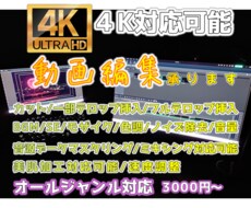 4K対応・各種SNS・長時間動画制作いたします イメージ1