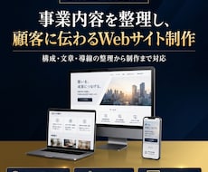 事業内容を整理してHP設計から制作します イメージ1
