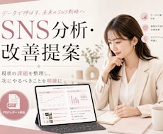 現役SNSマーケター　SNS分析・改善提案します 伸びない原因を整理し、次の投稿が決まる状態まで設計します。
