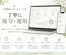 サイトの保守管理・運用をいたします イメージ1