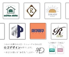 シンプル〜個性的なものまでロゴデザインお作りします イメージ1