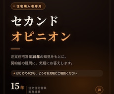住宅購入の悩み事解決します イメージ1