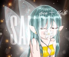 キュートなペア画像を描きます お揃いのペア画が欲しい！という方に♡