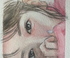 あなたの似顔絵を水彩で描きます イメージ1