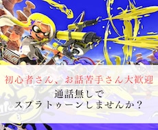 チャット限定！スプラトゥーンお供します イメージ1