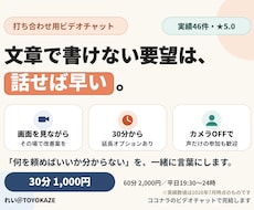自動化の相談に画面共有で乗ります 文章で書けない要望を30分で整理
