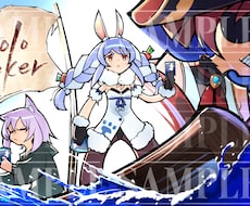 ゲーム用アートワークを世界観に合わせて制作します デザインからの相談も歓迎！ぴったりなビジュアルをご提案します