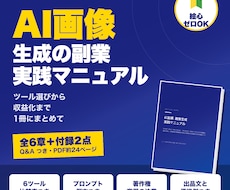 AI画像生成副業の始め方をPDFで提供します プロンプト例・出品文例つき、AI画像副業の実践ガイド