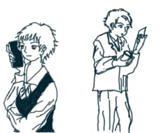 シンプル・おしゃれな線画の似顔絵を手描き致します イメージ1