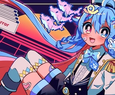 レトロかわいいイラストを描きます イメージ1