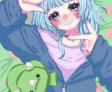 サムネ用やアイコン用イラスト描きます アイコン、1枚絵（バストアップ）、サムネイラストなど描きます
