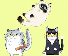 動物やペットちゃんをデフォルメイラストにします イメージ1