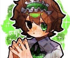 キラキラ可愛い系SNSアイコン描きます 丸っこい絵柄でアイコンをお求めの方へ！